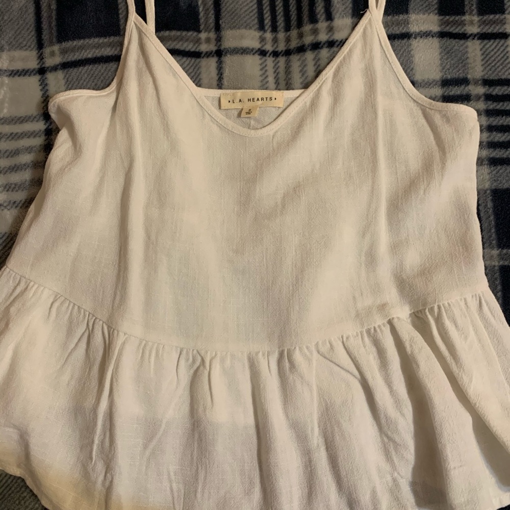 Breezy white top